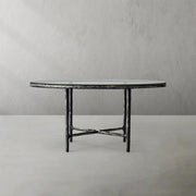 Aurelia Glass Round Dining Table