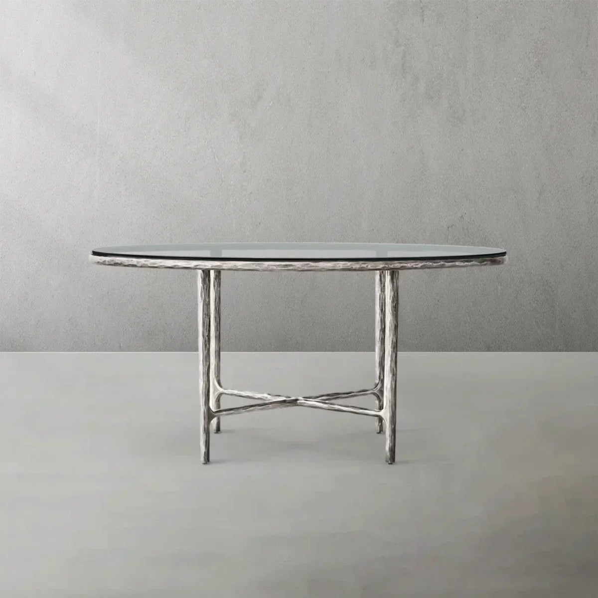 Aurelia Glass Round Dining Table