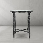 Aurelia Glass Round Side Table