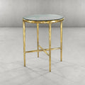Aurelia Glass Round Side Table