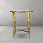Aurelia Glass Round Side Table