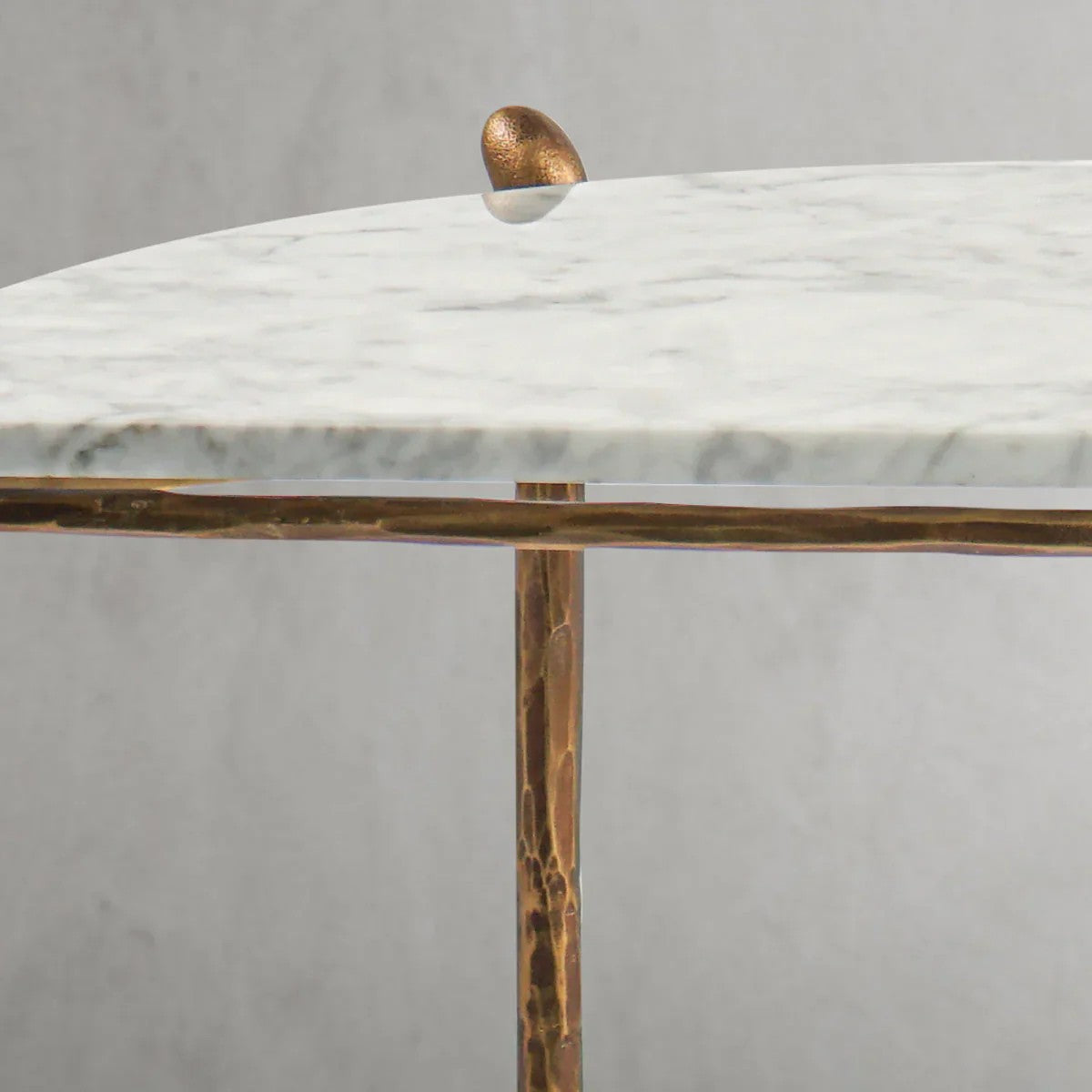 Aurelia Horn Semi-Circle Marble Console Table