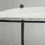Aurelia Horn Semi-Circle Marble Console Table