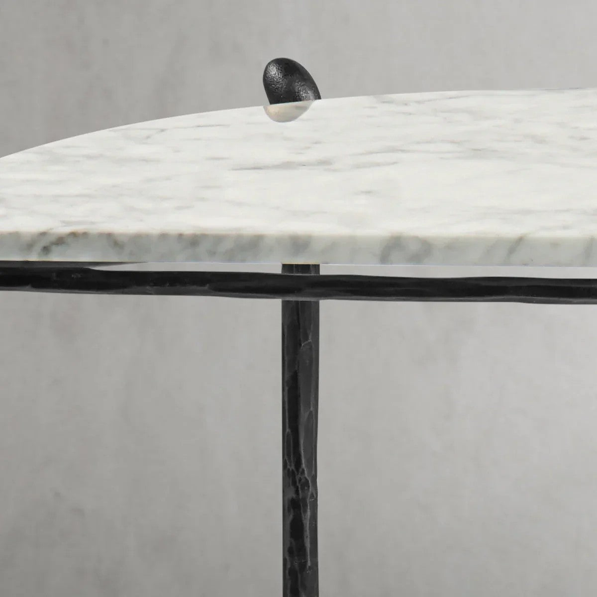 Aurelia Horn Semi-Circle Marble Console Table