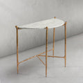 Aurelia Horn Semi-Circle Marble Console Table