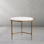 Aurelia Marble Round Side Table