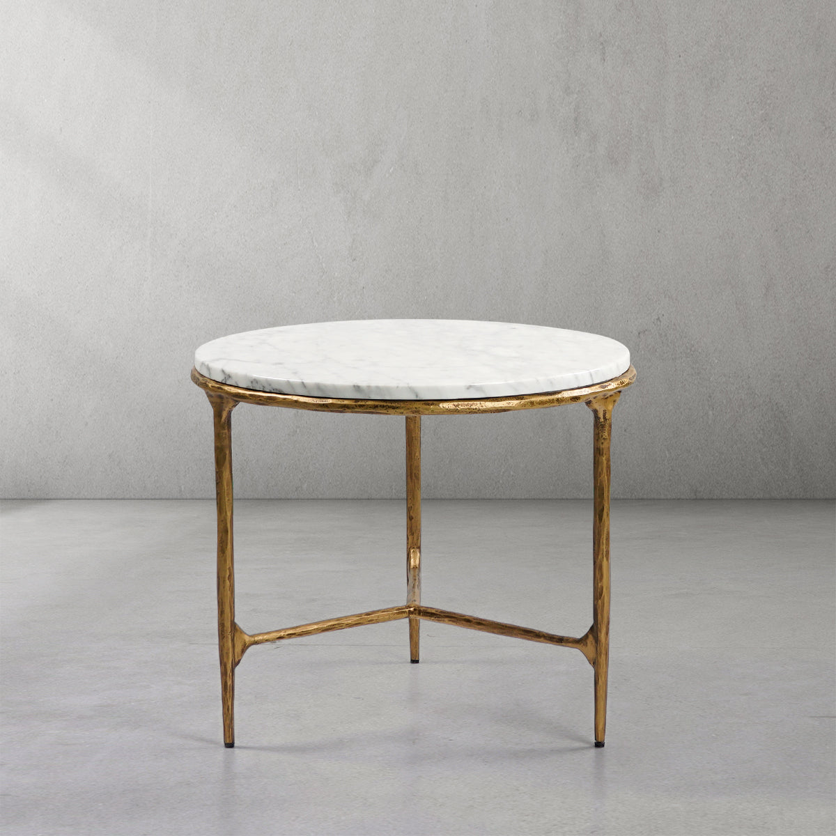Aurelia Marble Round Side Table