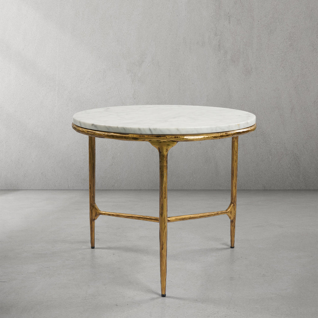 Aurelia Marble Round Side Table