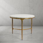 Aurelia Marble Round Side Table