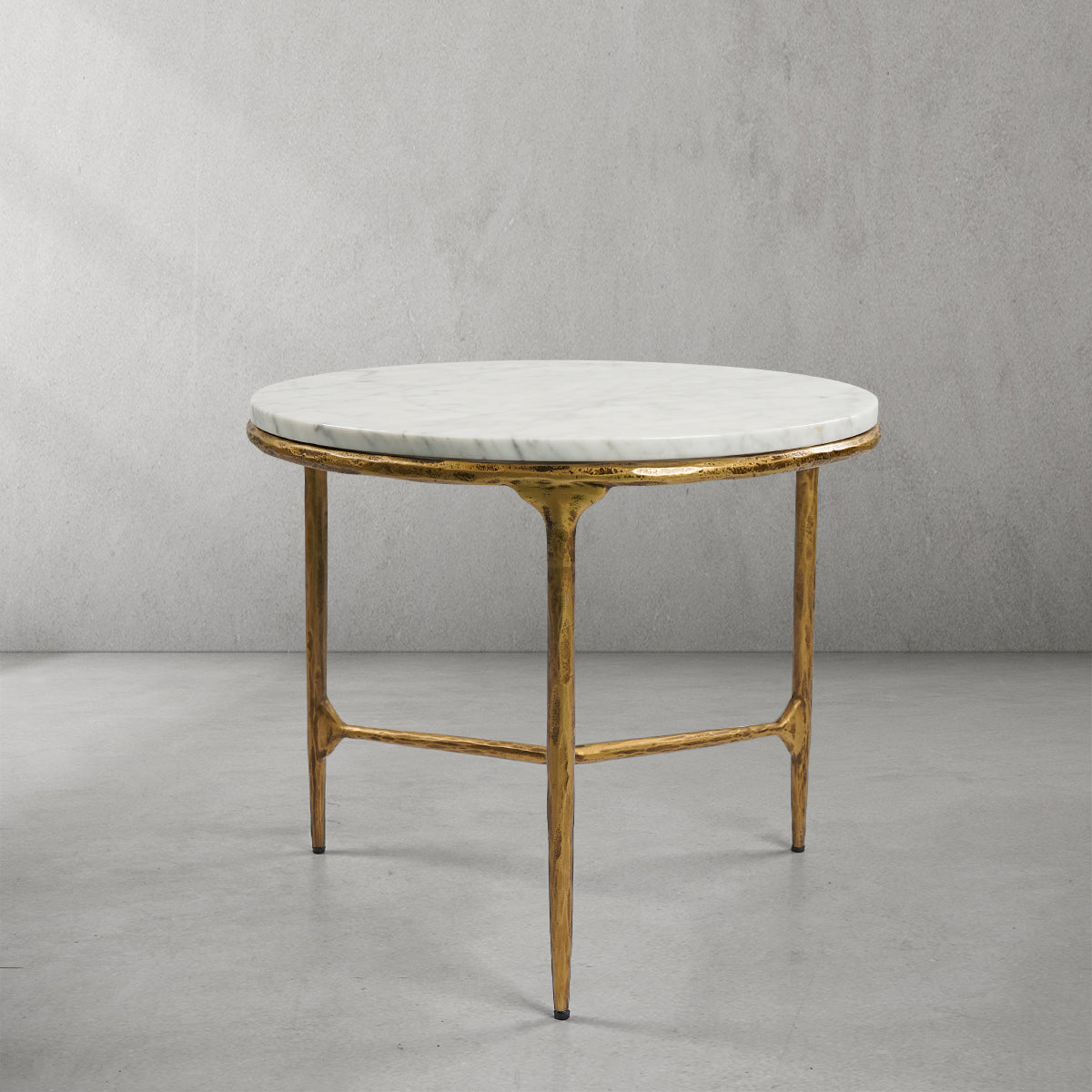 Aurelia Marble Round Side Table