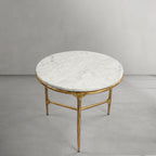 Aurelia Marble Round Side Table