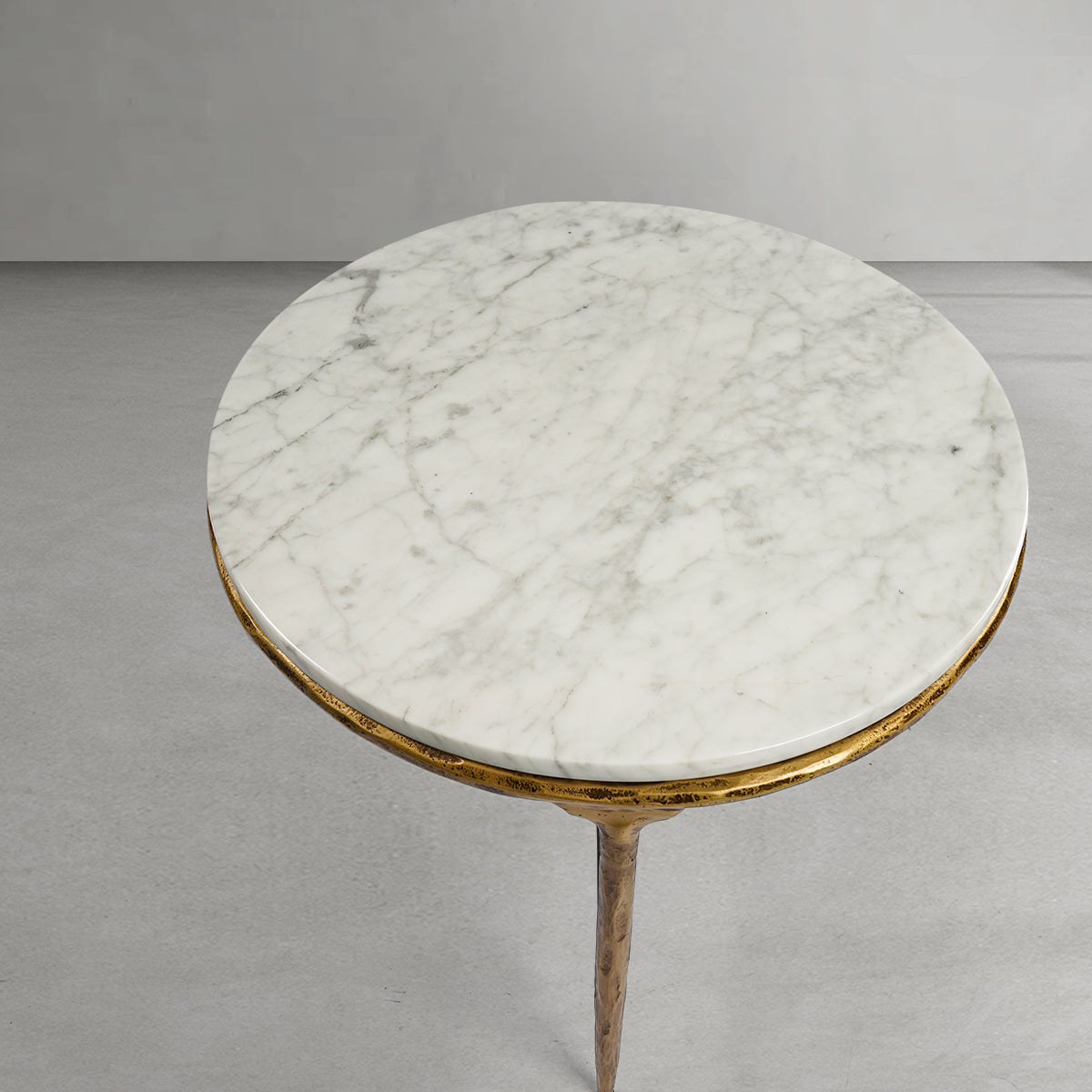 Aurelia Marble Round Side Table