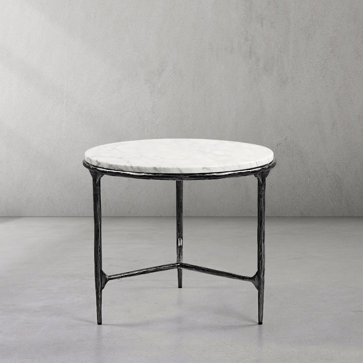 Aurelia Marble Round Side Table