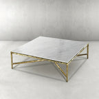 Aurelia Marble Square Coffee Table