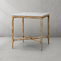 Aurelia Marble Square Side Table 18" 22"