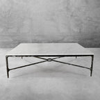 Aurelia Marble Top Rectangular Coffee Table