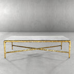 Aurelia Marble Top Rectangular Coffee Table