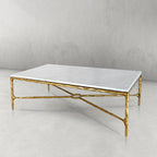 Aurelia Marble Top Rectangular Coffee Table