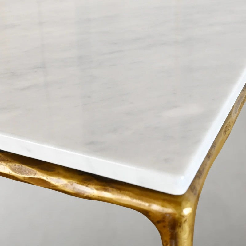 Aurelia Marble Top Rectangular Coffee Table