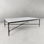Aurelia Marble Top Rectangular Coffee Table