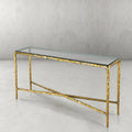 Aurelia Rectangle Glass Console Table