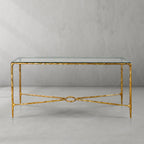 Aurelia Rectangle Glass Console Table