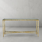 Aurelia Rectangle Glass Console Table