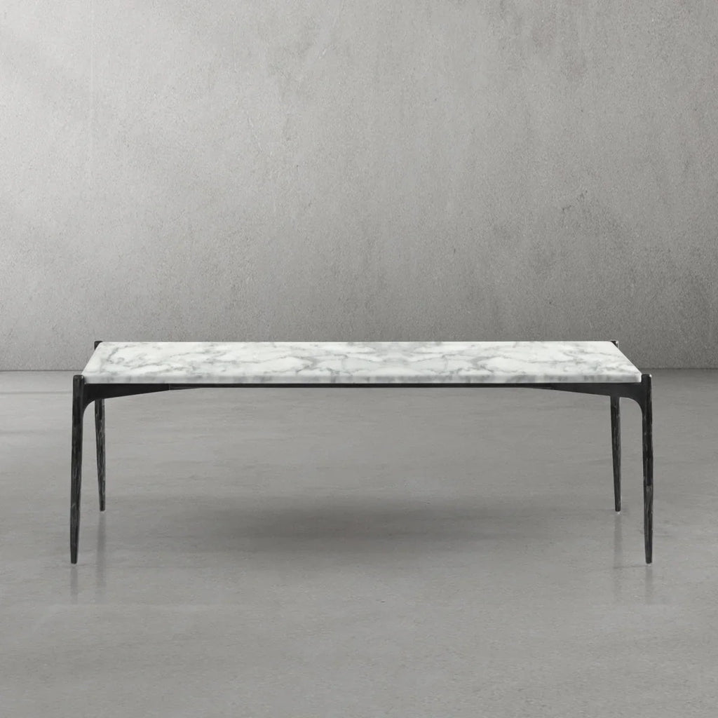 Aurelia Rectangle Horn Marble Coffee Table