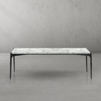 Aurelia Rectangle Horn Marble Coffee Table
