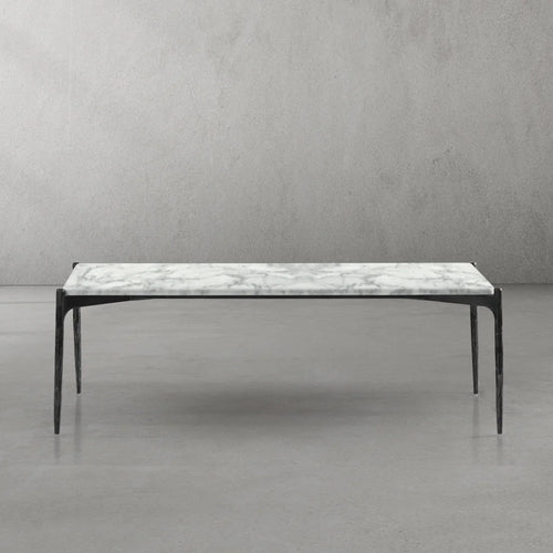 Aurelia Rectangle Horn Marble Coffee Table