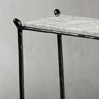 Aurelia Rectangle Horn Marble Console Table