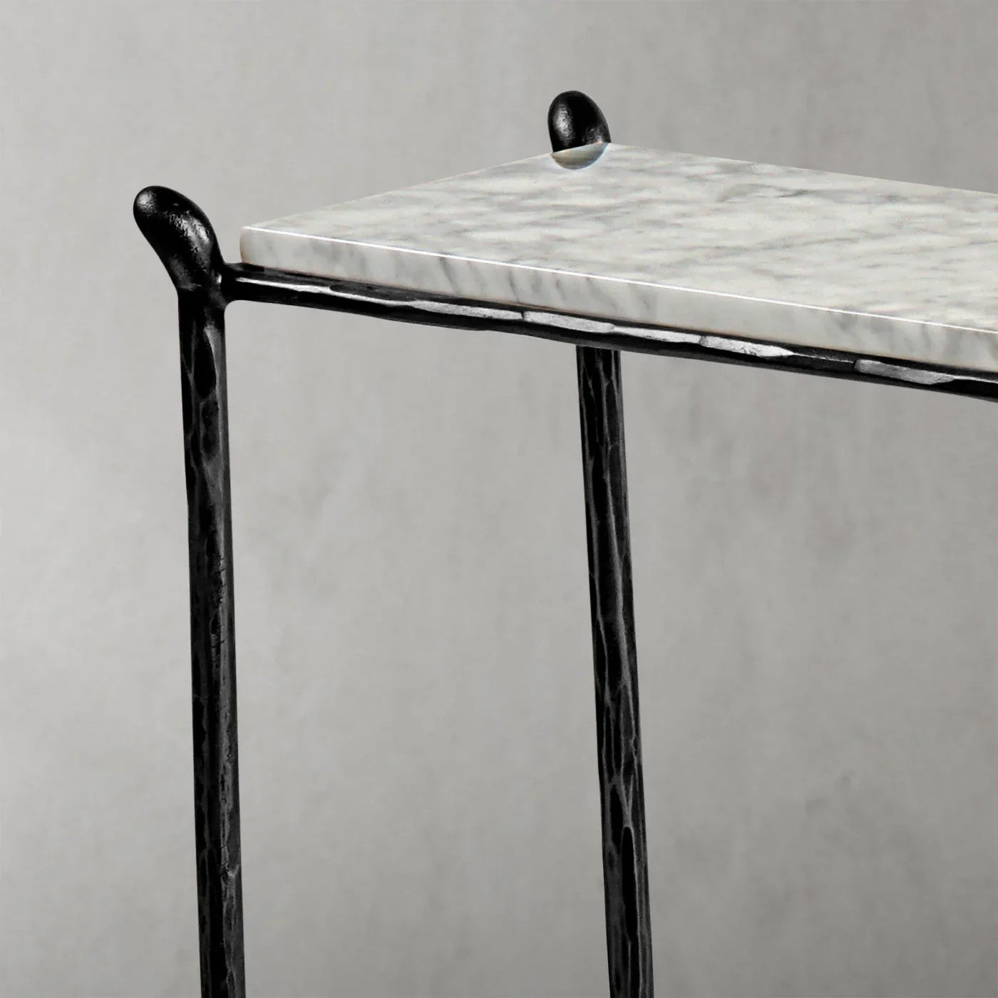 Aurelia Rectangle Horn Marble Console Table