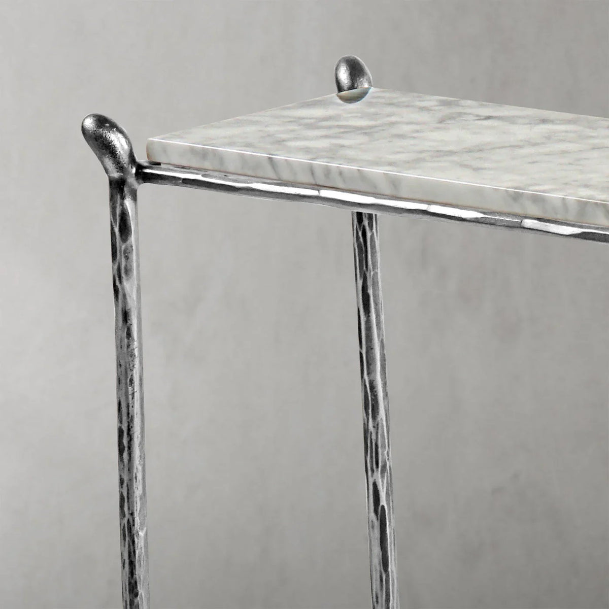 Aurelia Rectangle Horn Marble Console Table