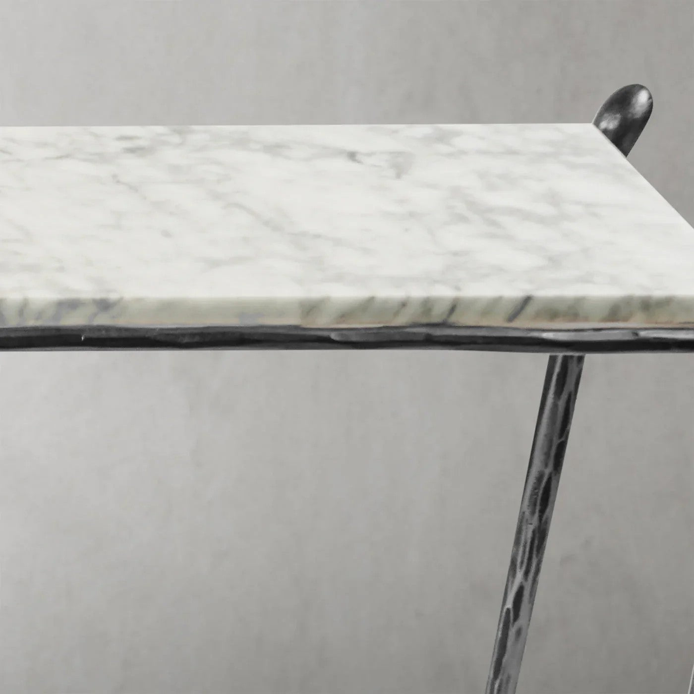 Aurelia Rectangle Horn Marble Console Table