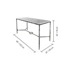 Aurelia Rectangle Marble Desk