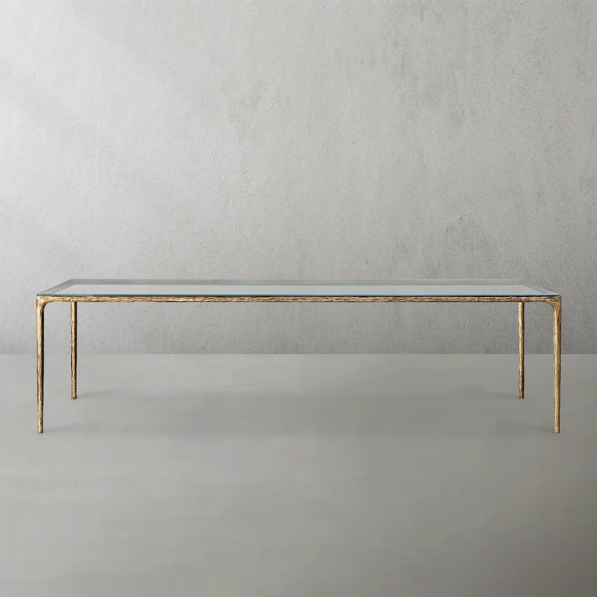 Aurelia Rectangular Glass Dining Table