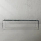 Aurelia Rectangular Glass Dining Table