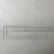 Aurelia Rectangular Glass Dining Table