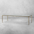 Aurelia Rectangular Glass Dining Table