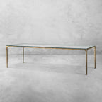 Aurelia Rectangular Glass Dining Table