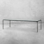 Aurelia Rectangular Glass Dining Table
