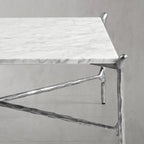 Aurelia Square Horn Marble Coffee Table