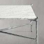 Aurelia Square Horn Marble Coffee Table