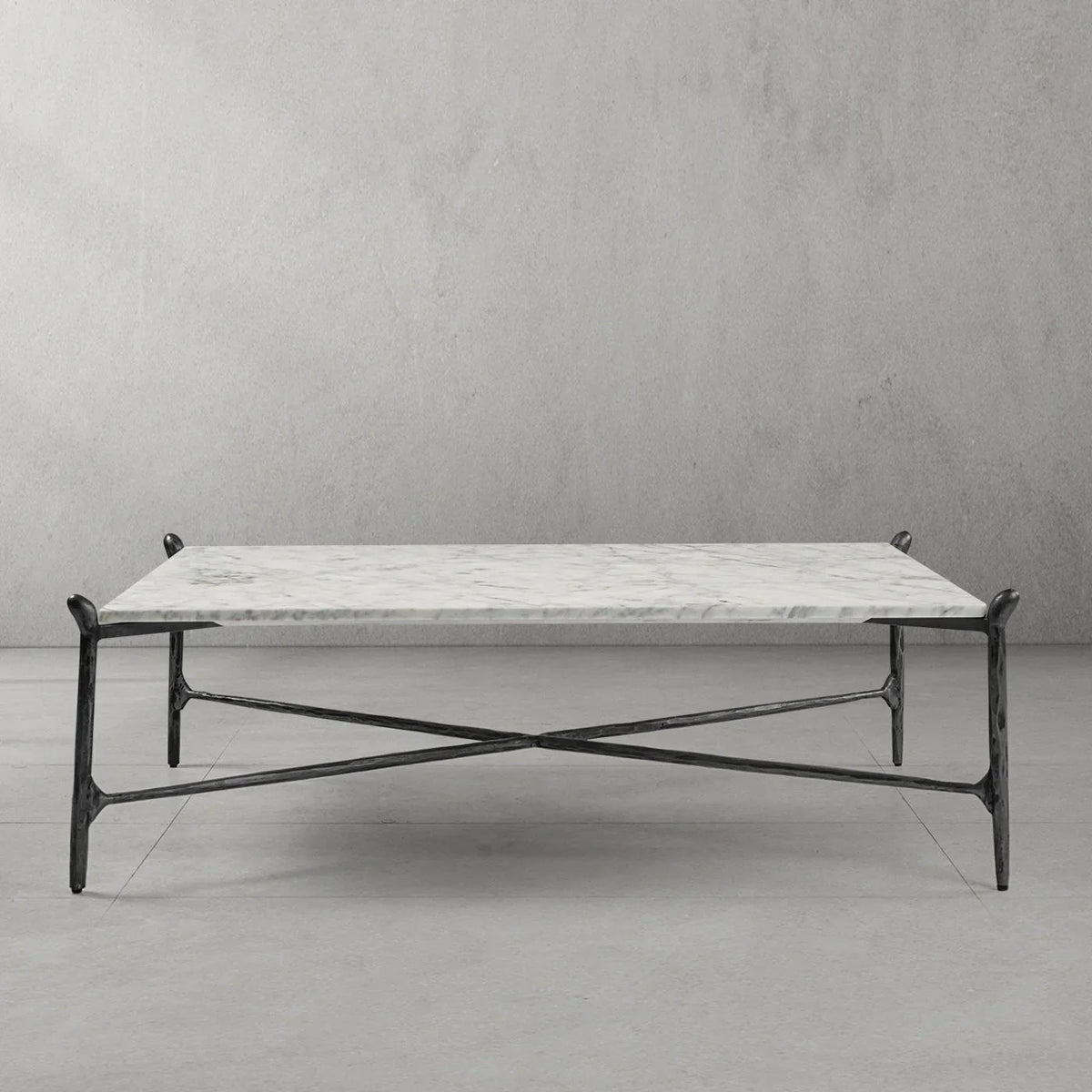 Aurelia Square Horn Marble Coffee Table