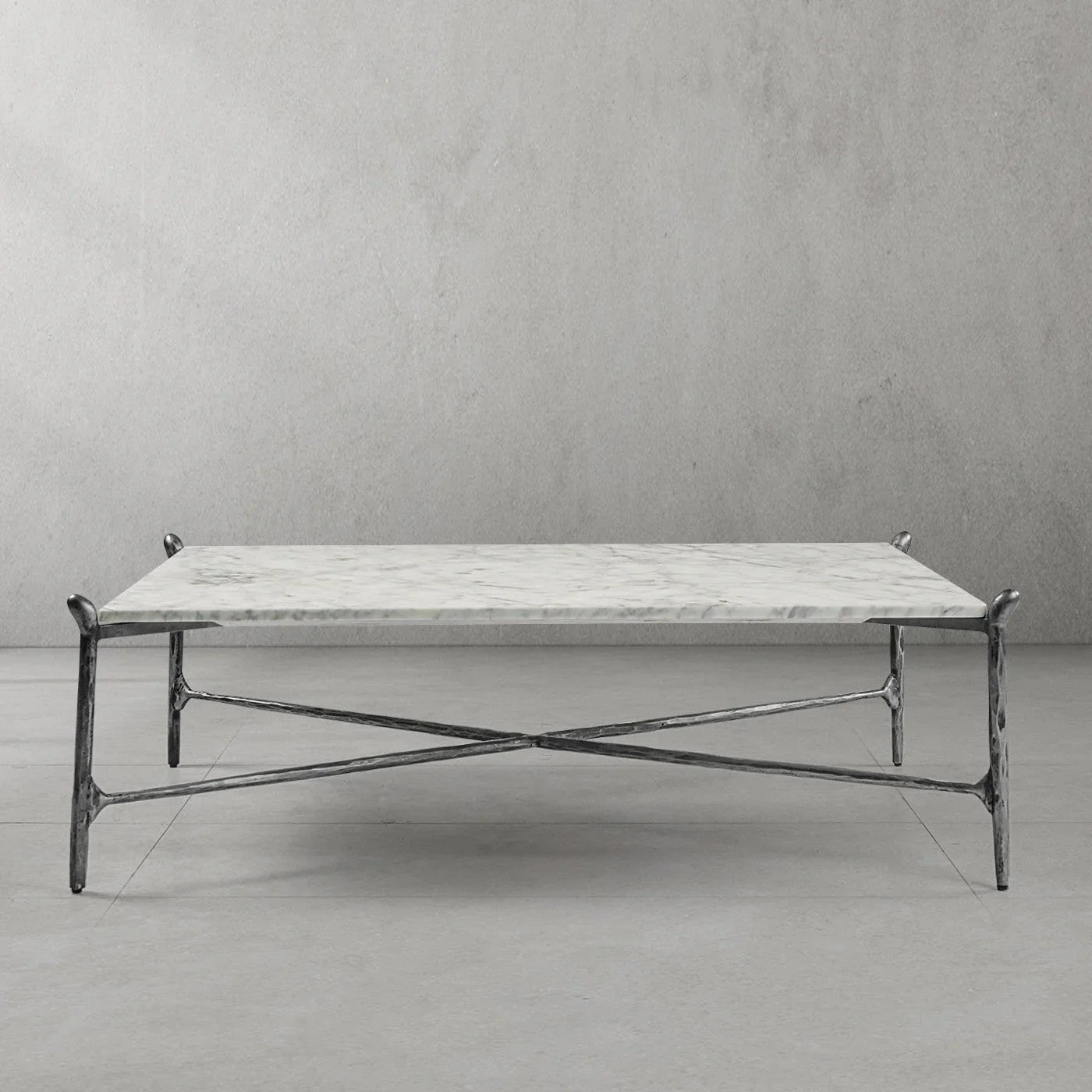 Aurelia Square Horn Marble Coffee Table