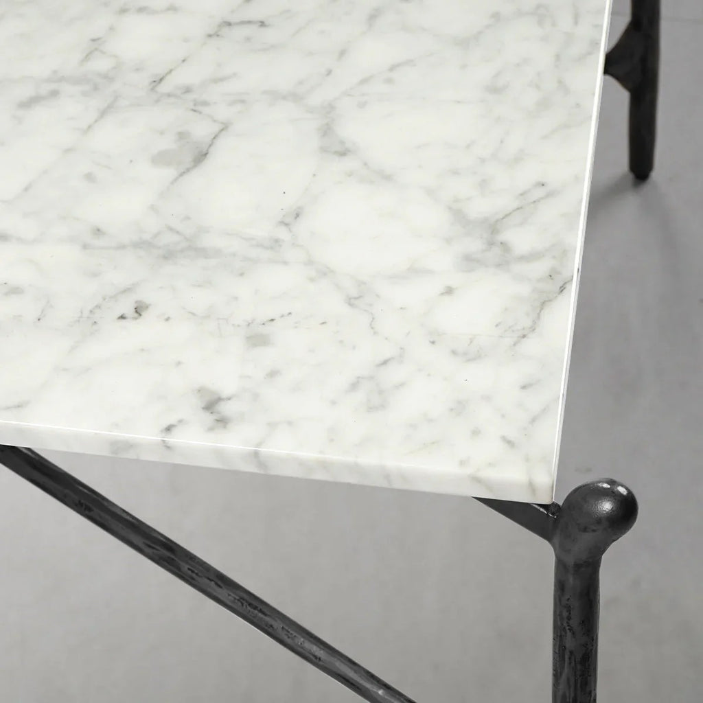 Aurelia Square Horn Marble Coffee Table