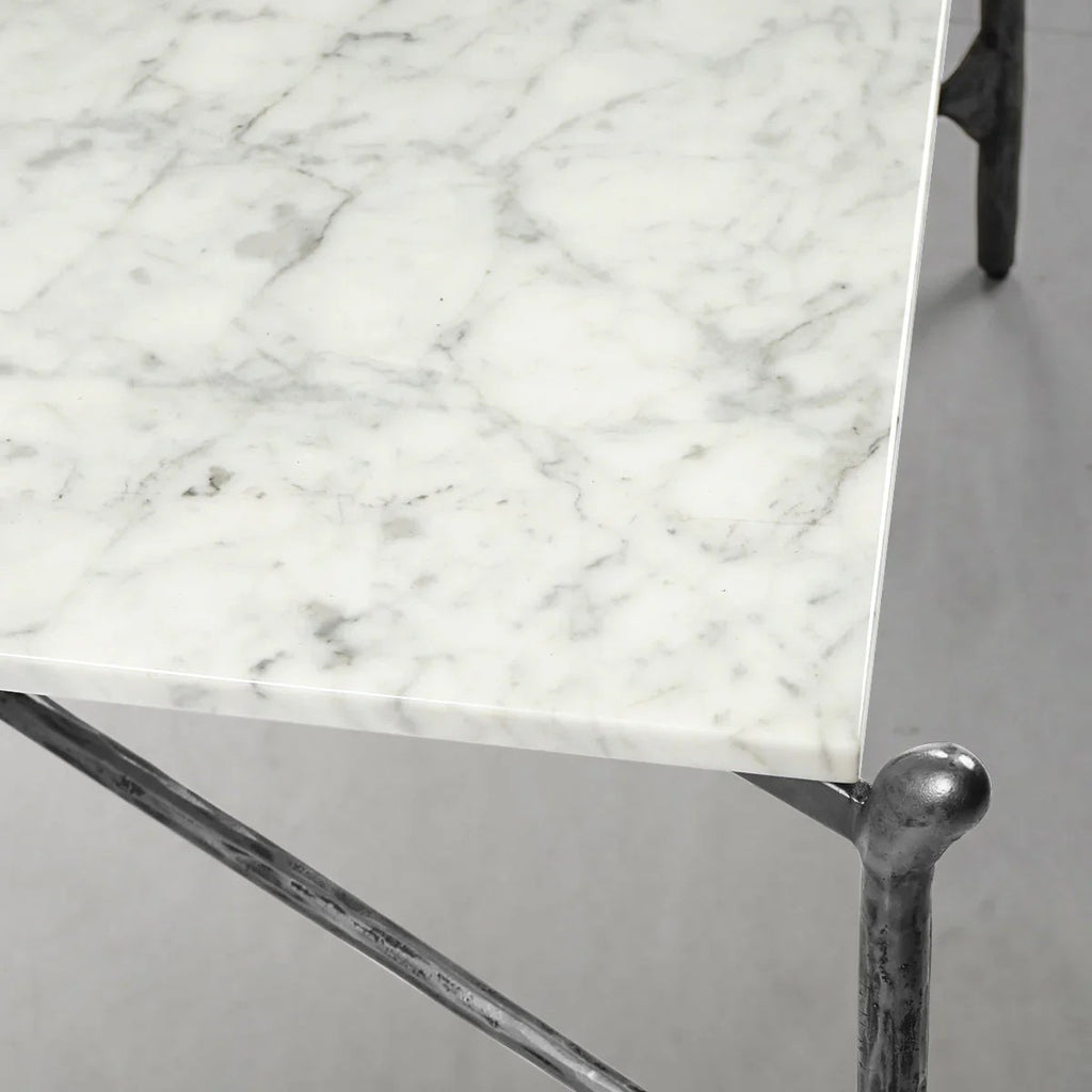 Aurelia Square Horn Marble Coffee Table