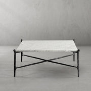 Aurelia Square Horn Marble Coffee Table
