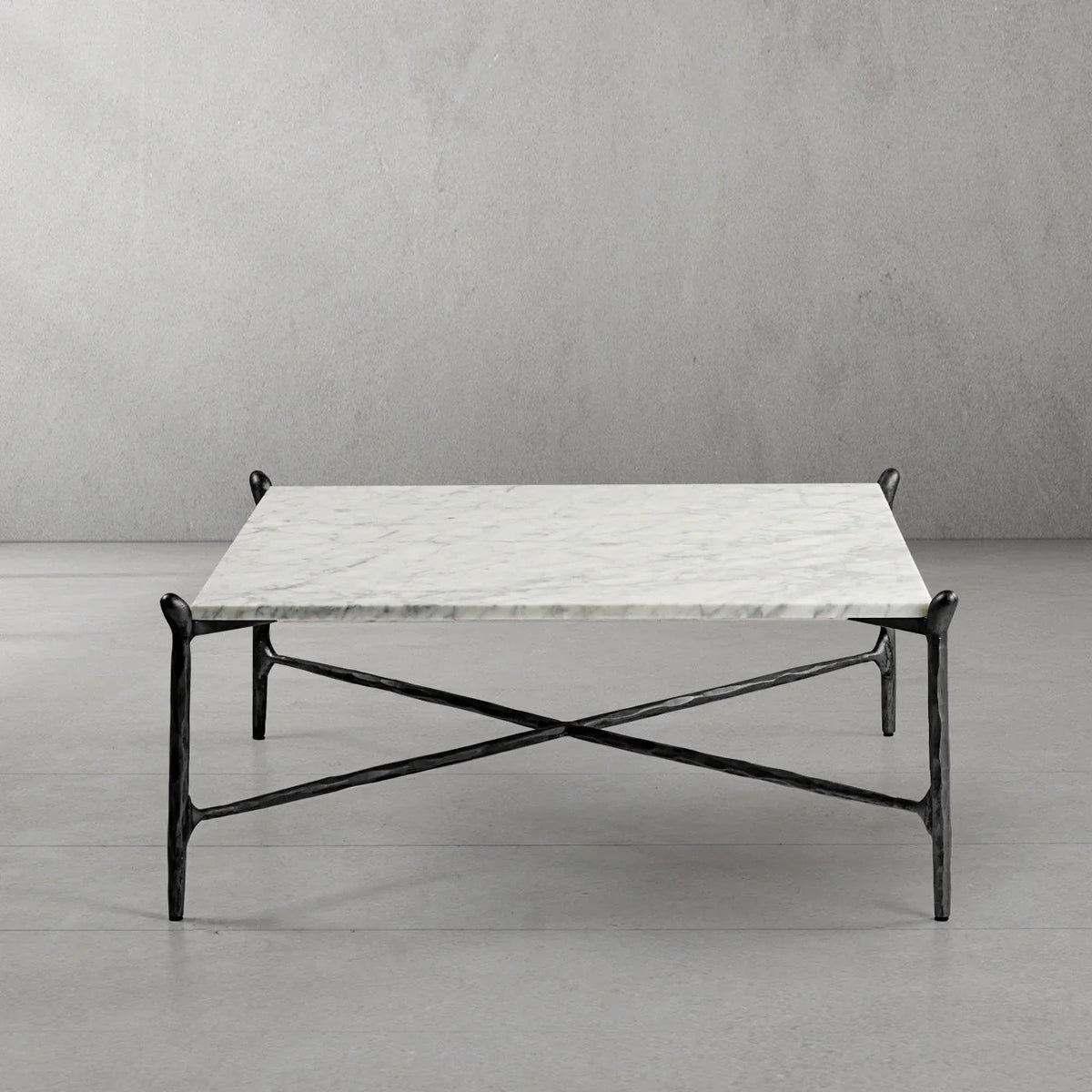 Aurelia Square Horn Marble Coffee Table