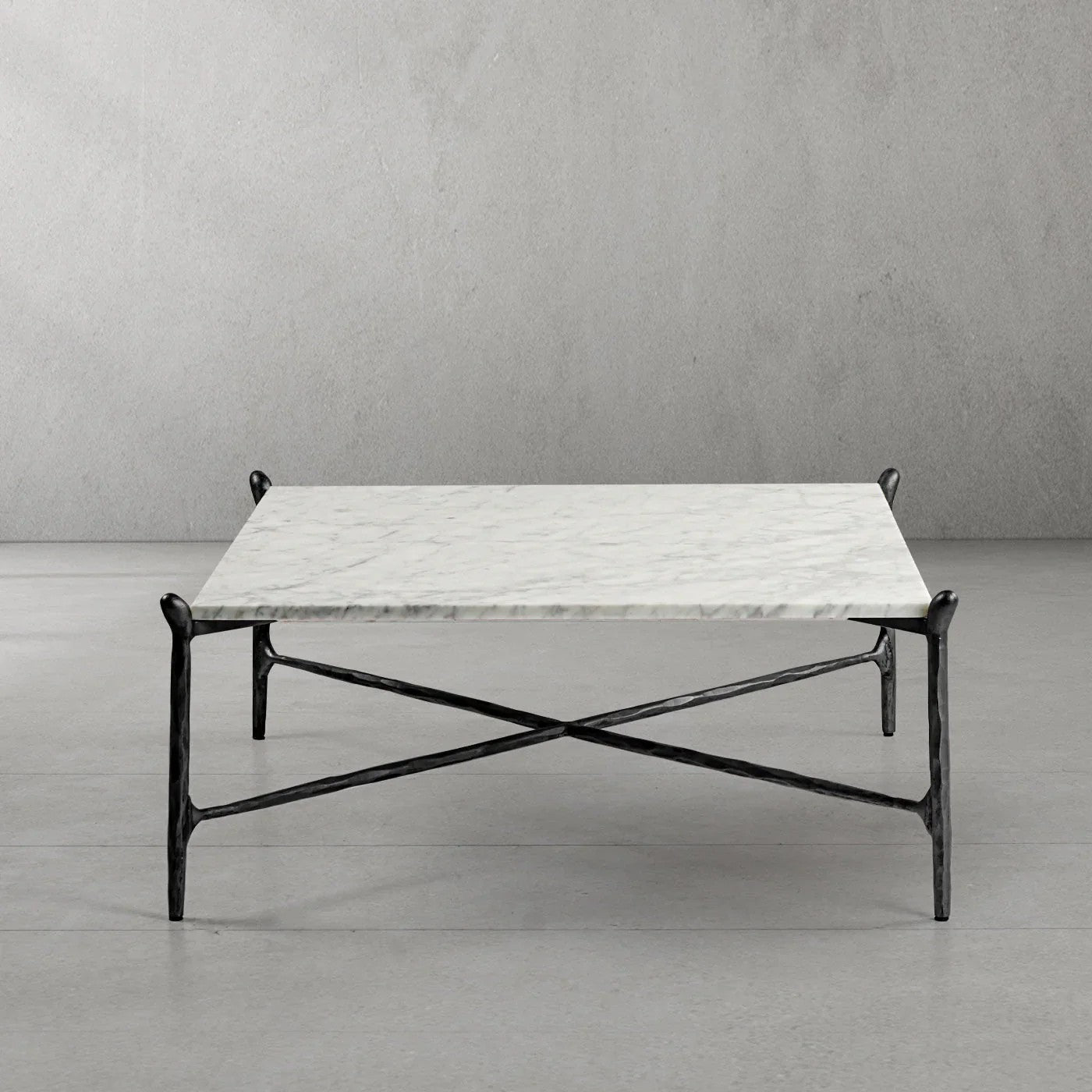 Aurelia Square Horn Marble Coffee Table